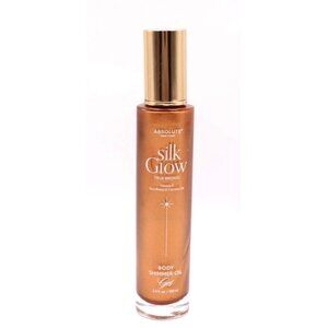 ABSOLUTE NEW YORK Silk Glow True Bronze Body Shimmer Oil 3.4oz Vit E Shea New